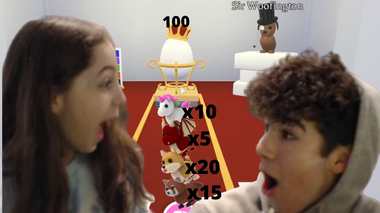 OPENING 100 ROYAL EGGS IN ROBLOX ADOPT ME