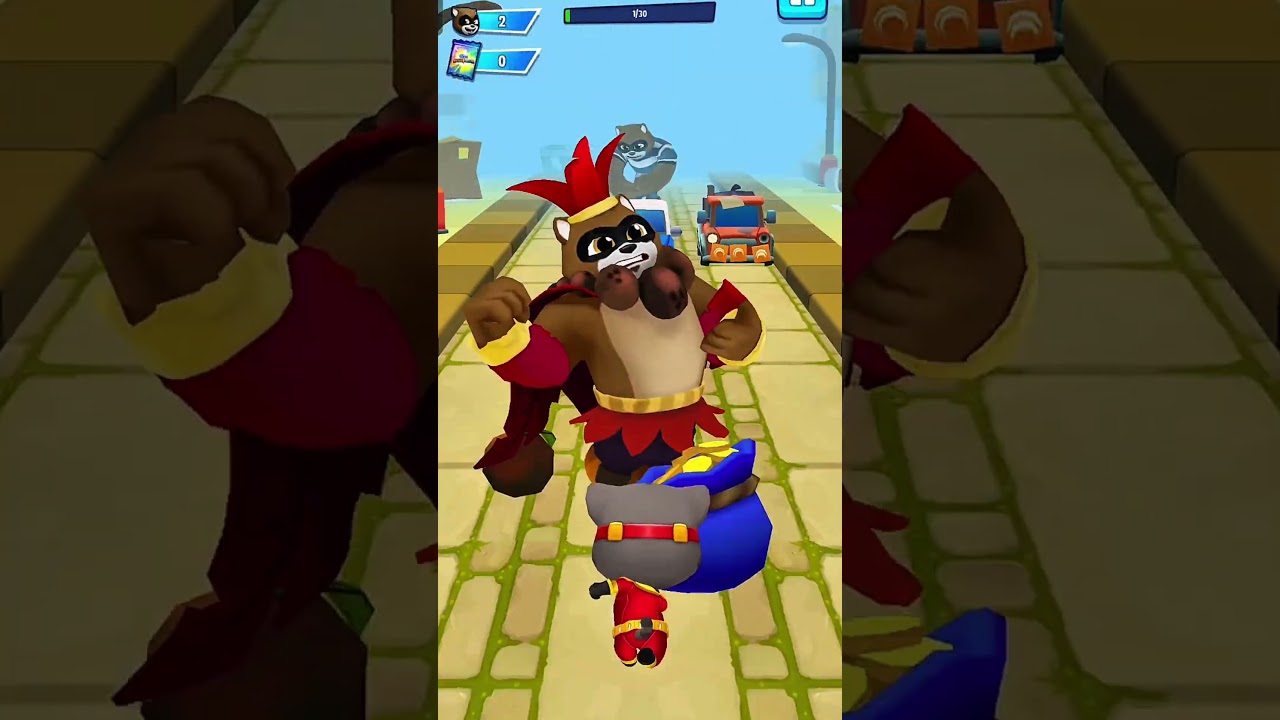 Tom Fight Angry with Raccoon 🦝 Talking Tom Hero Dash #shorts #talkingtom #kxgaming42