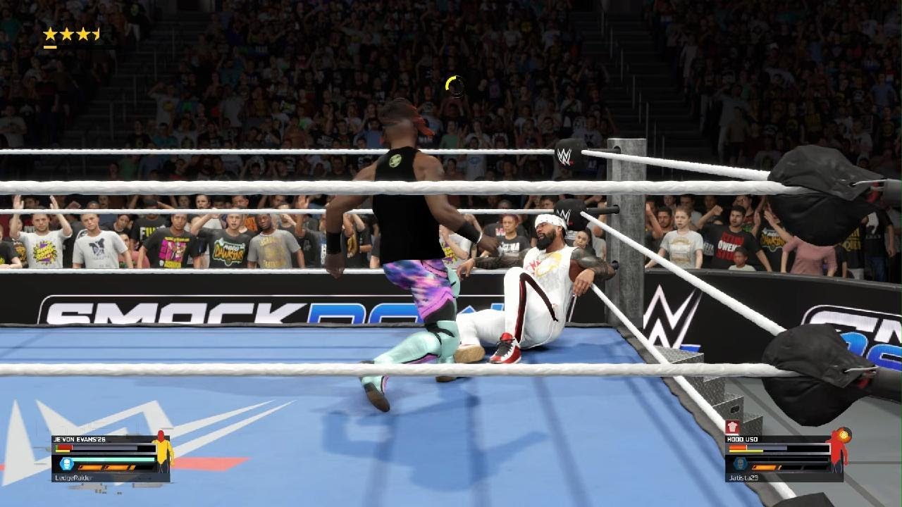 Je'Von Evans vs Jimmy Uso Smackdown (RVS)
