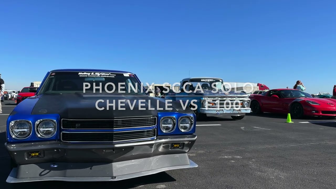 Chevelle vs F100 | SCCA Autocross | Phoenix 3-13-22