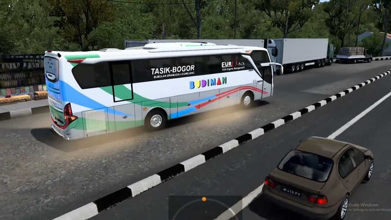 Menikmati Jalur Berkelok Jalur Selatan Bersama PO BUDIMAN 3E 247 Bogor - Tasik Jetbus 3 HDD | ETS 2