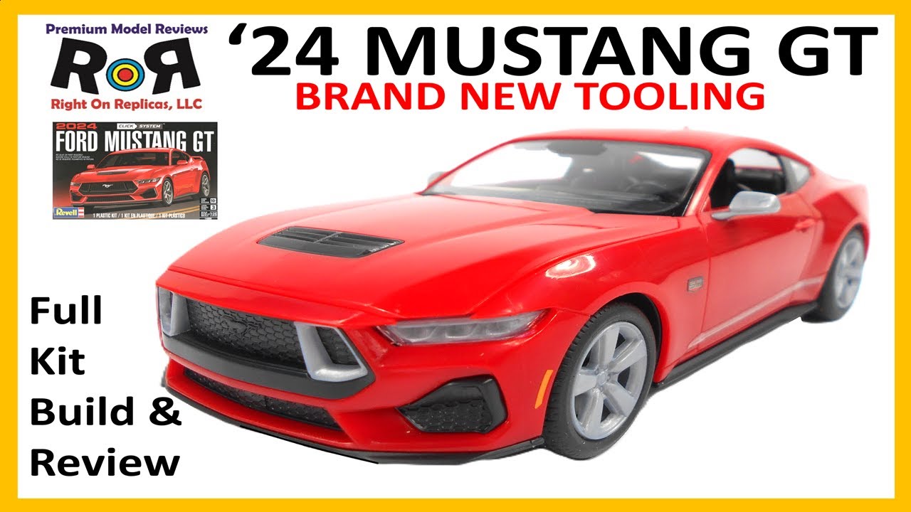 2024 Mustang GT 1-25 Scale Revell 14586 -Full Kit Build & Review