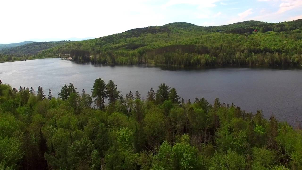 Molly's Falls Pond State Park - VT's Newest Park - Cabot and Marshfield VT - Green Mountain Drone