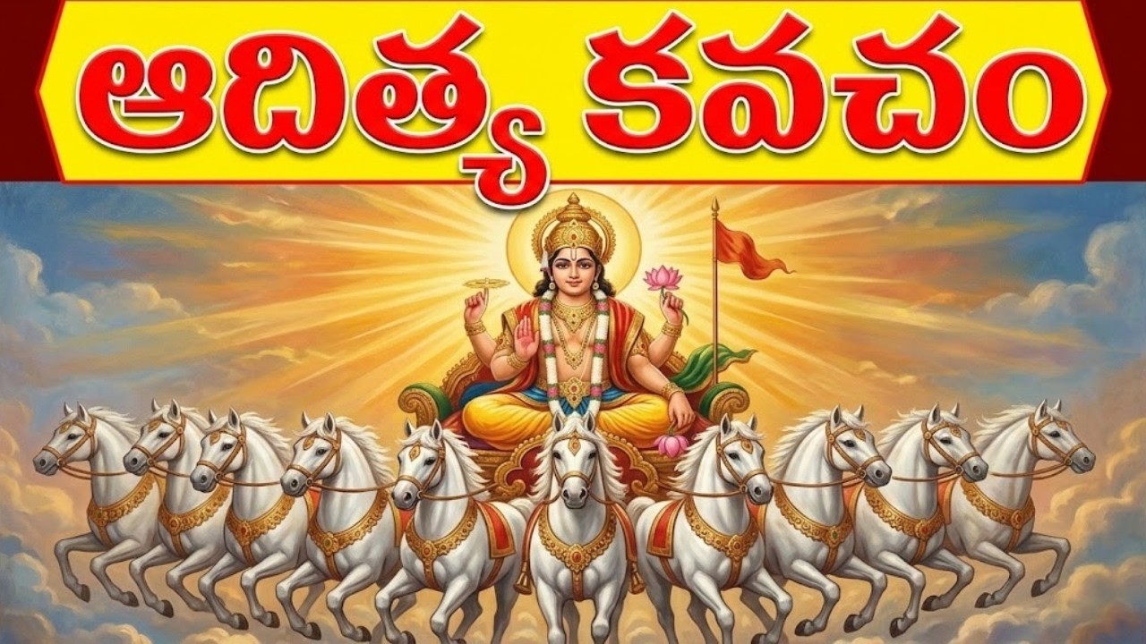 ఆదిత్య కవచం | నిత్యం వినాల్సిన అత్యంత శక్తివంతమైన సూర్య మంత్రం | Aditya Kavacham Daily Prayer