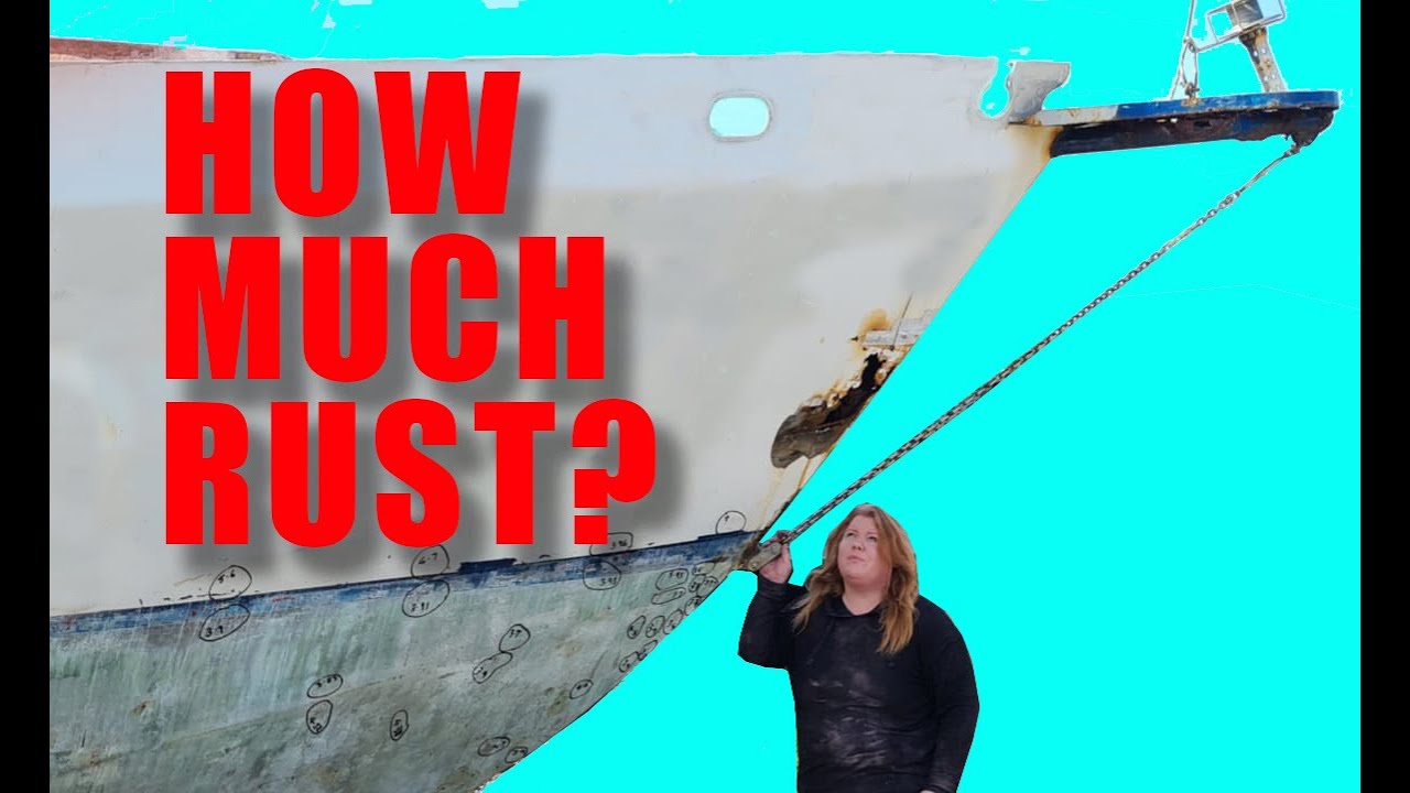 #31 - Is the front end of our boat rusted beyond repair? Restoring our abandoned  yacht