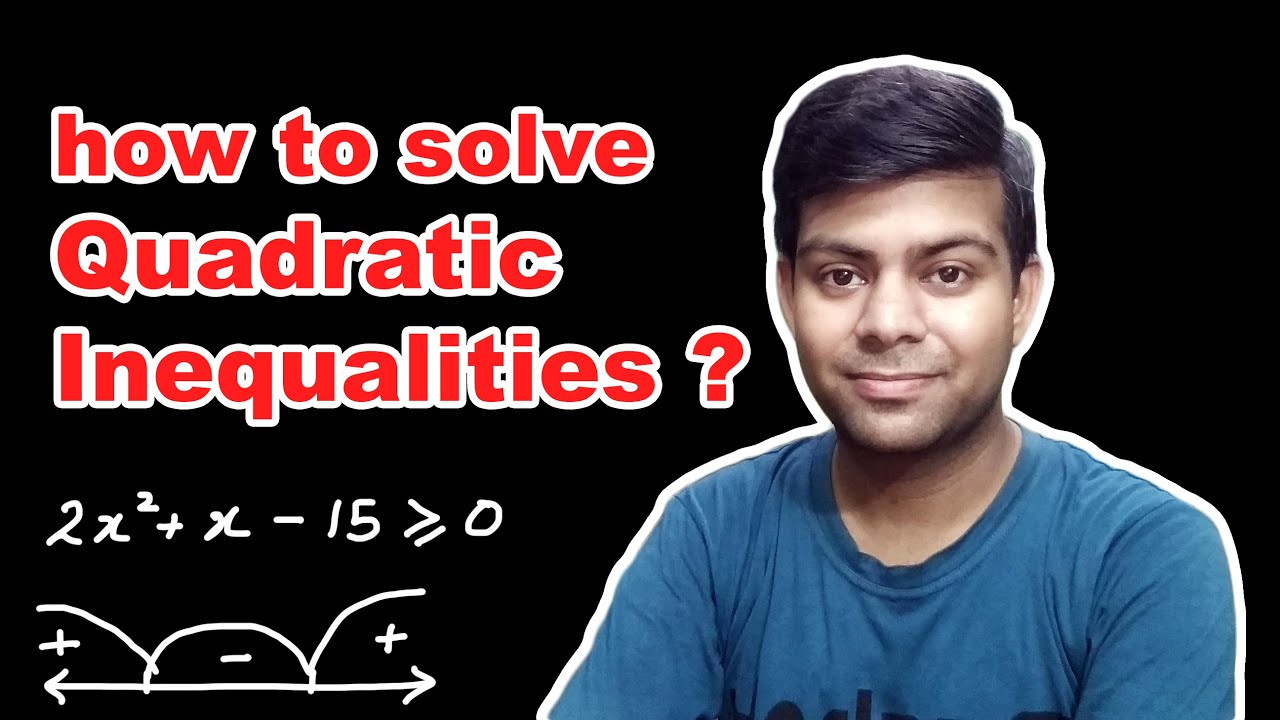 Solving Quadratic Inequalities