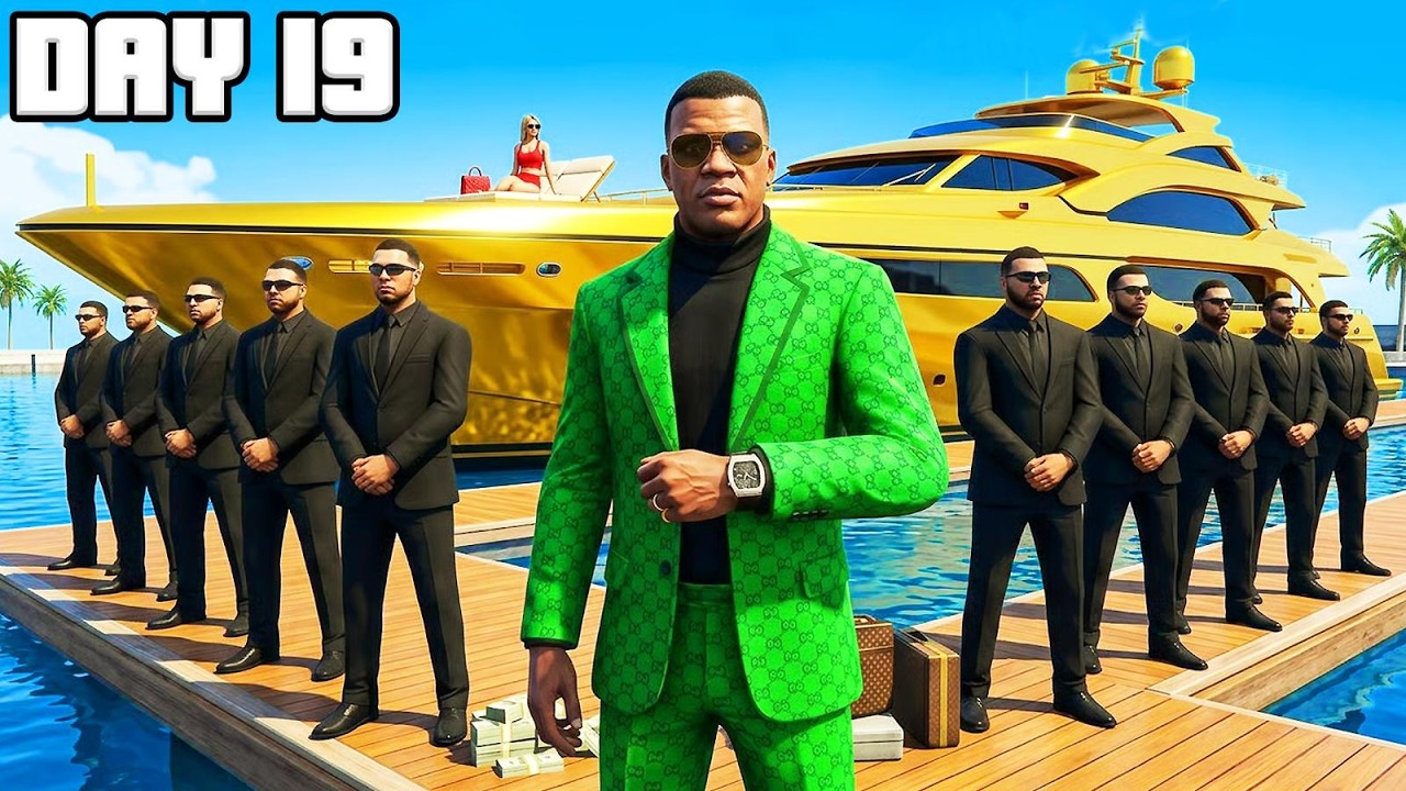 Я провёл 100 дней в роли МИЛЛИАРДЕРА в GTA 5
