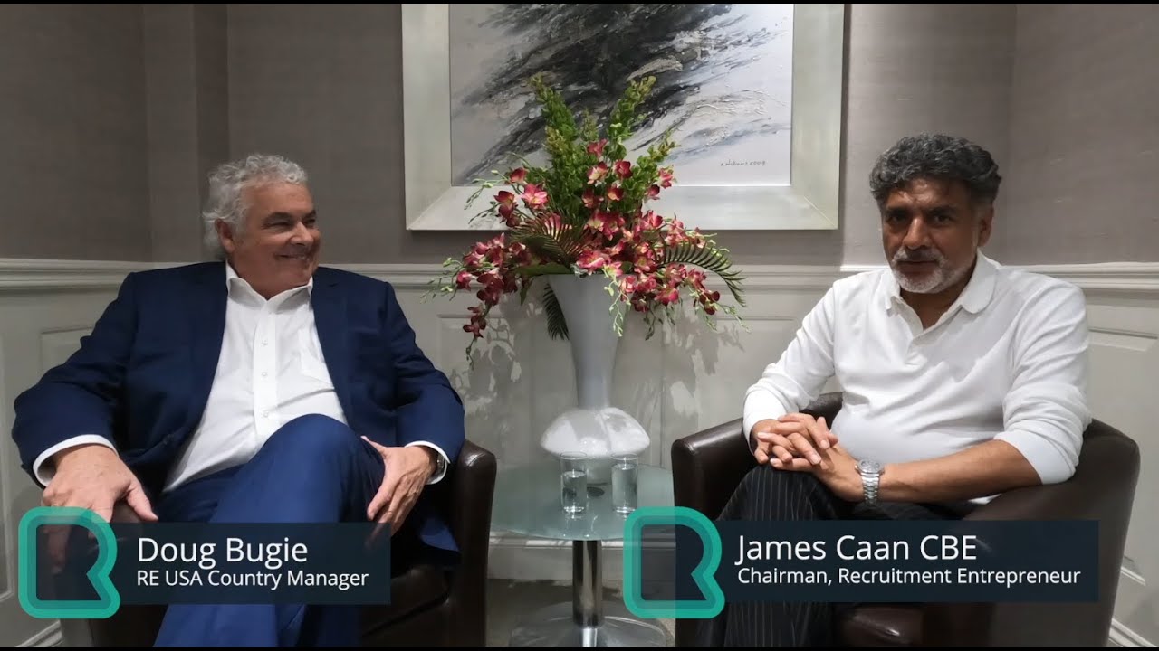 James Caan talks to Doug Bugie about launching Recruitment Entrepreneur USA