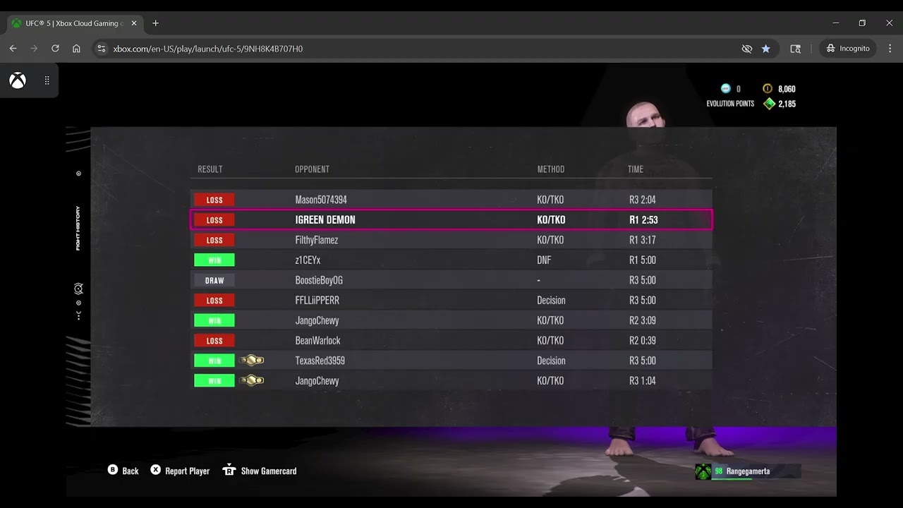 UFC® 5   Xbox Cloud Gaming on  windows