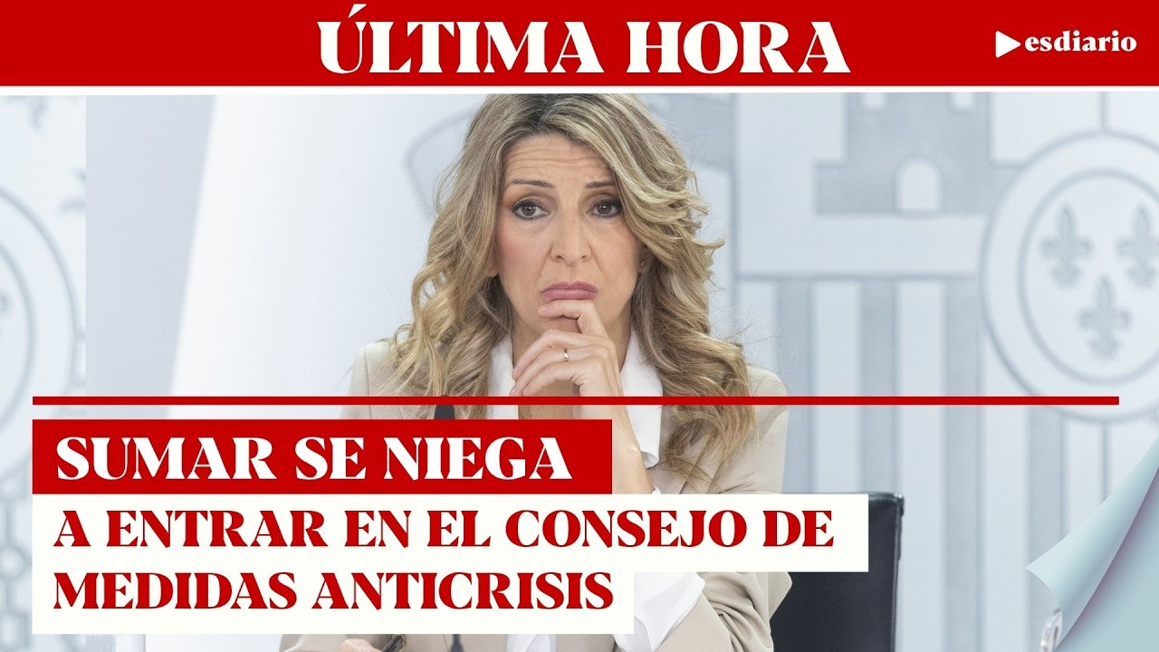 #ÚLTIMAHORA Sumar se niega a entrar en la reunión del Consejo por no incluir sus peticiones