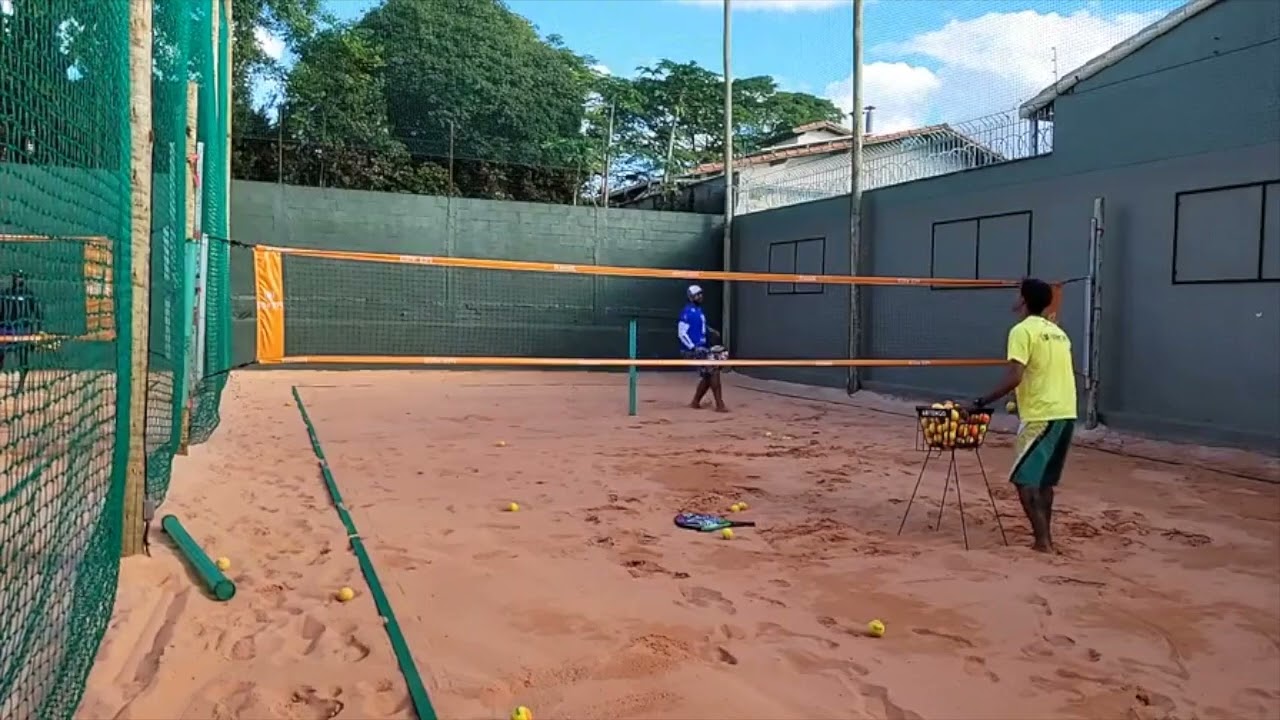 TREINO DE DRILL COM MARCUS LÁZARO - BEACH TENNIS