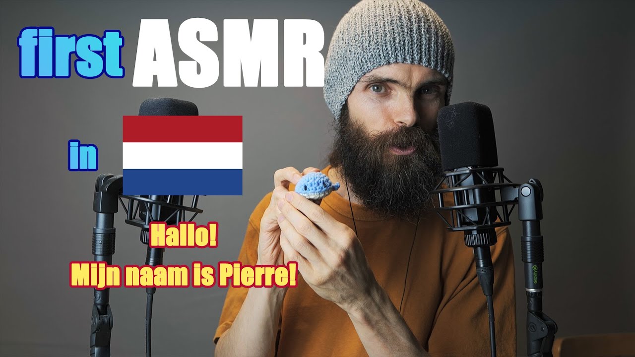 My first ASMR video in Dutch (Fluisteren voor ontspanning, asmr in het Nederlands, enkele triggers)