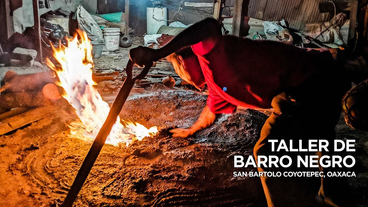 Elaboración de Barro Negro de San Bartolo Coyotepec, Oaxaca - Taller 