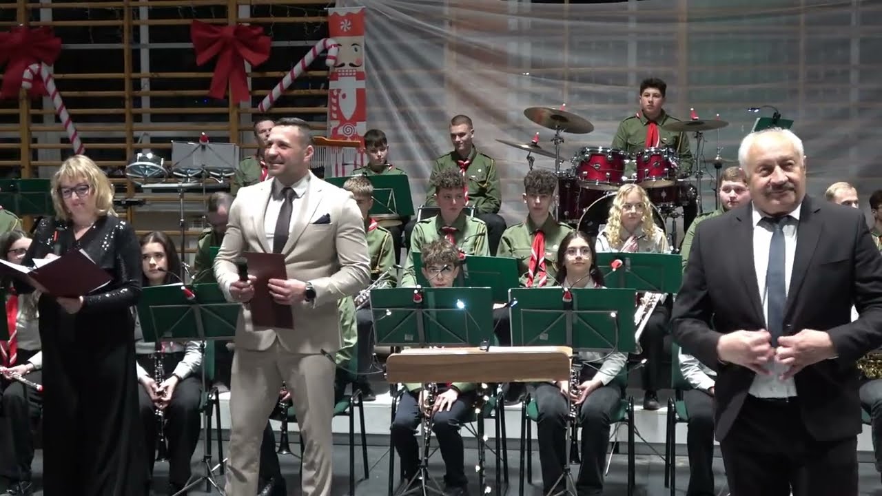 Koncert Harcerskiej Orkiestry Dętej Hufca Ziemi Przemyskiej w Żurawicy na hali w Żurawicy 30.12.2025