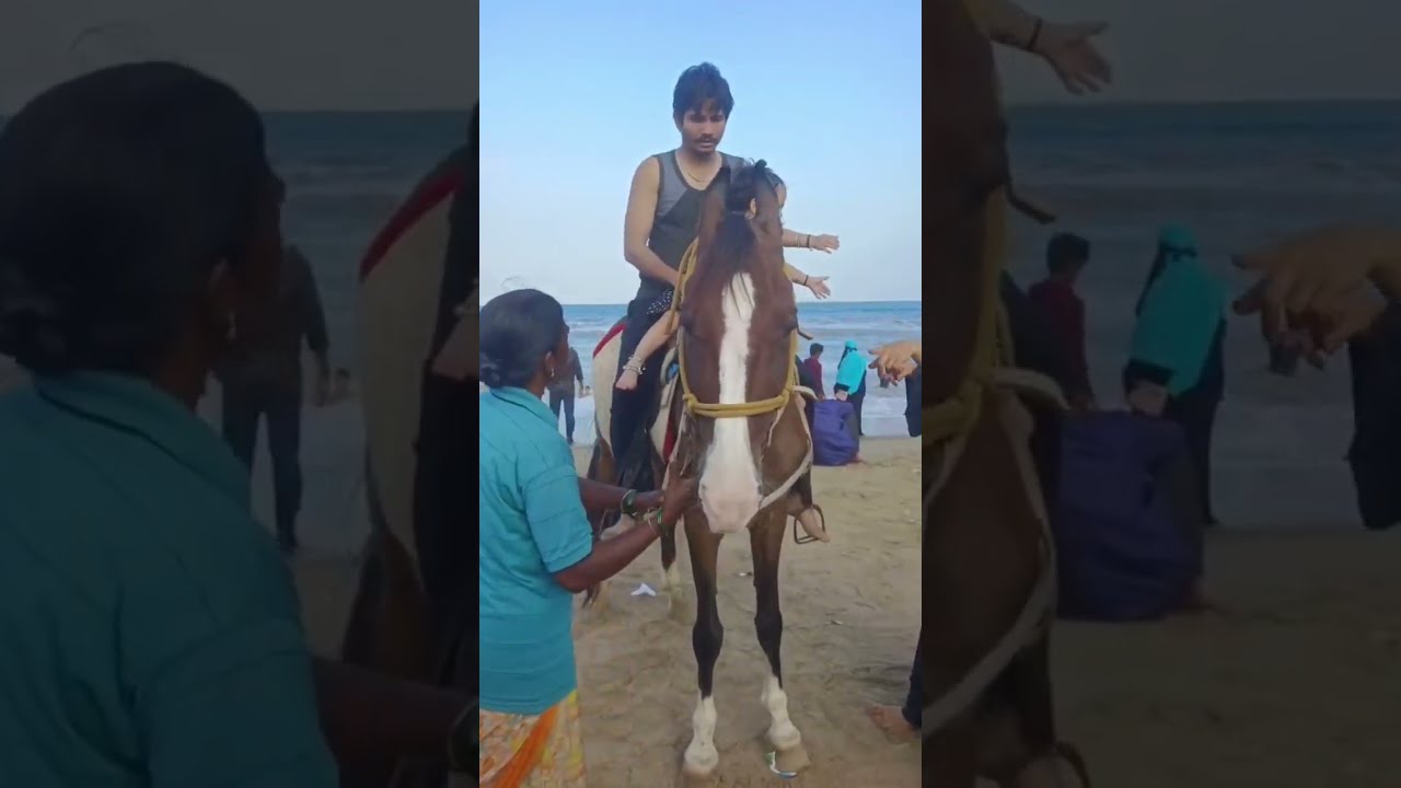 Sara enjoy horse ride 🐎🐎