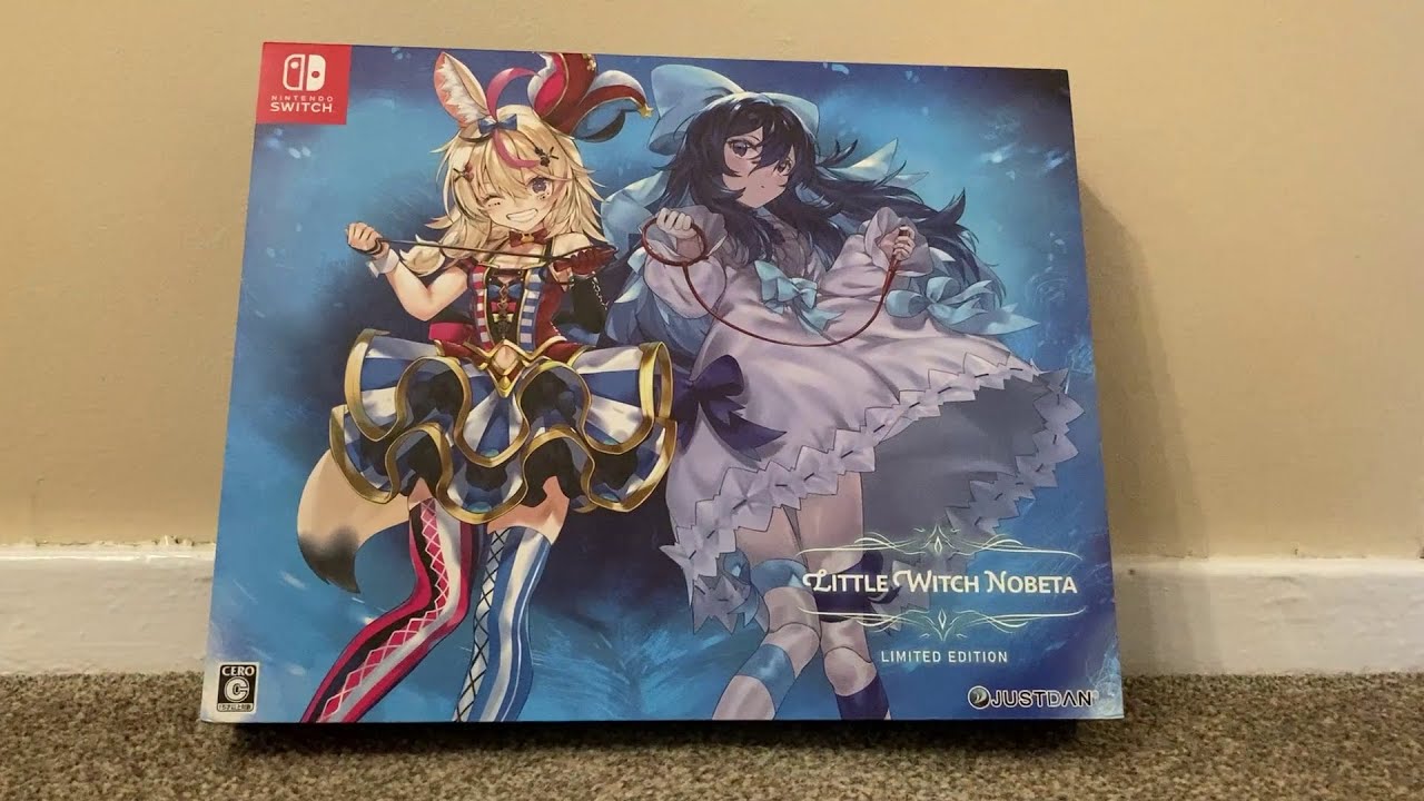 Little Witch Nobeta - Japanese Nintendo Switch Limited Edition Unboxing