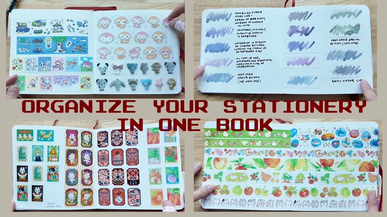 How I Make My Stationery Swatch Book