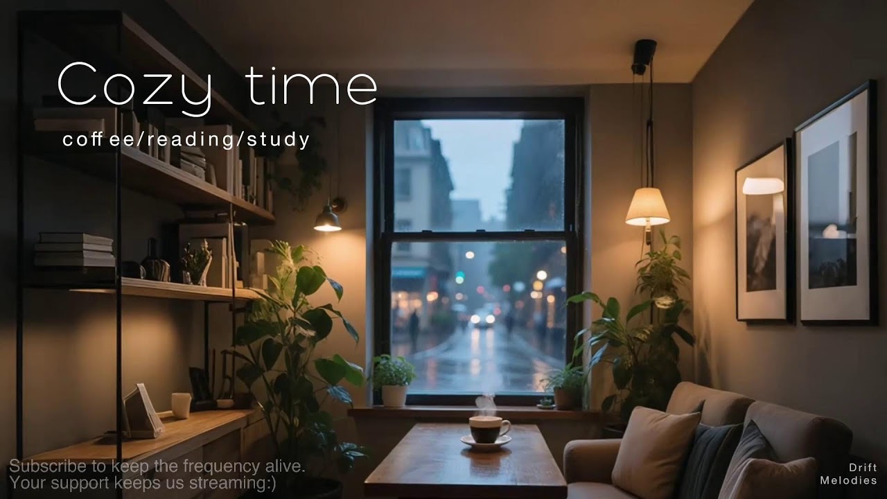 Cozy coffee time Lofi music-Drift Melodies live stream