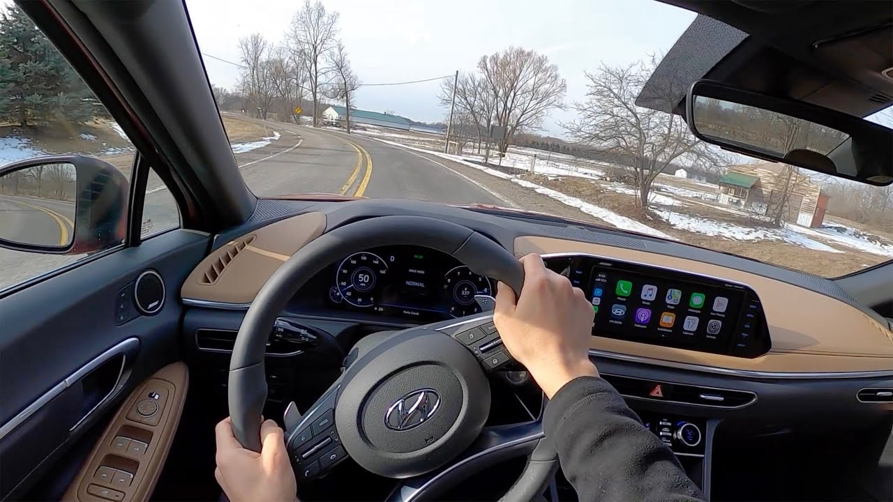 Hyundai Sonata Limited 2020 года &mdash; обзор от первого лица
