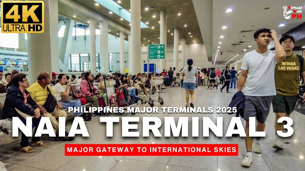 [4K] Full Tour: NAIA Terminal 3 | Manila’s Gateway to the World (2025)