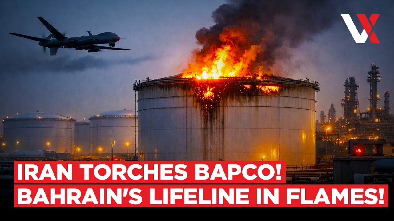 Bapco Burns, UAE Hit, Kuwait Shut Down | Iran's Drone Strikes Target Gulf Energy Infra | VERTEX