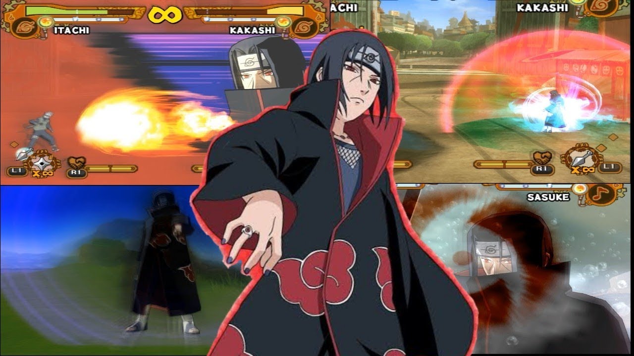 Itachi Game Play : Naruto Shippuden Ultimate Ninja 5 PS2