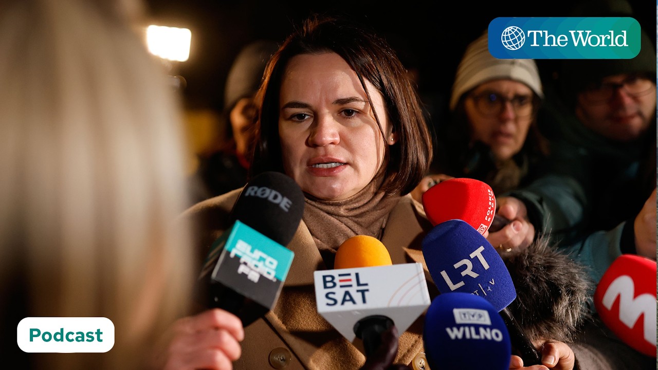 Belarusian opposition leader attends rights summit, discusses fighting from abroad (Audio Podcast)