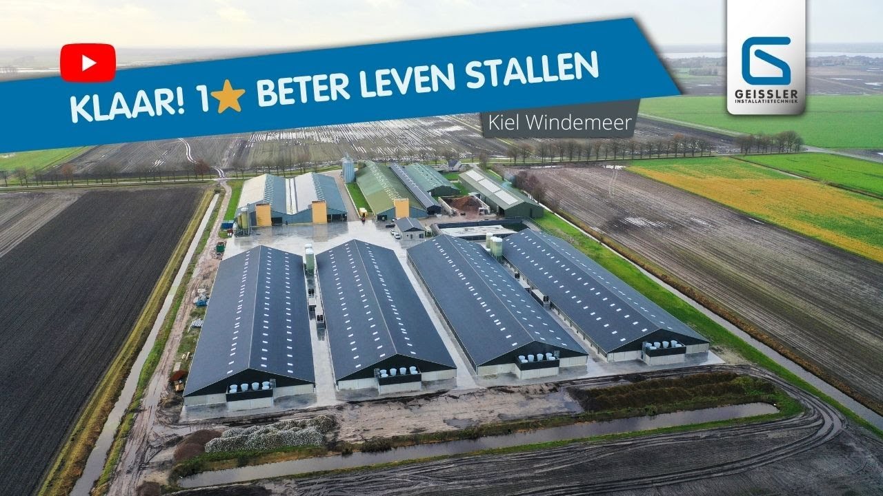 Klaar! 4 nieuwe Beter Leven stallen in Groningen - Geissler Installatietechniek
