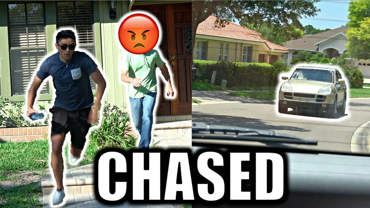 Ding Dong Ditch And Pee Prank! *Эпическая погоня на машине* BTS