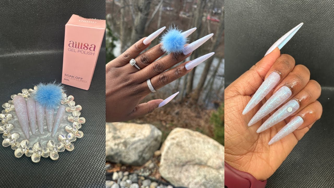 Affordable Amazon Gel Polish  | Aillsa Pearl Aurora Gel Polish | Gel Polish On A Budget