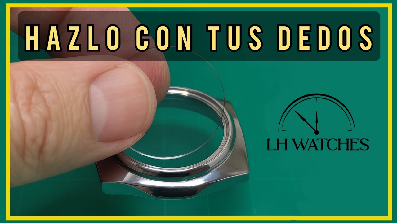 Cómo Ajustar un Cristal de Reloj que No Entra | Resize Watch Crystal Without a Machine