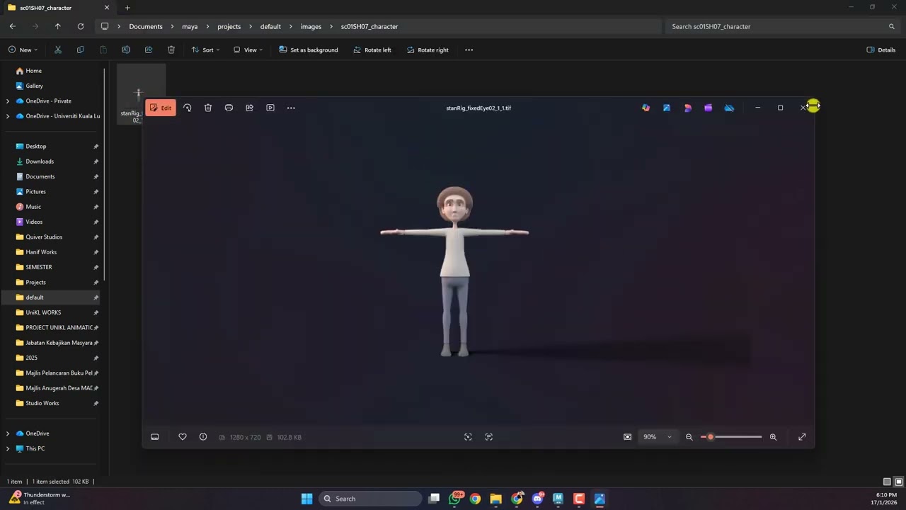 Rendering Character and Background Separately
