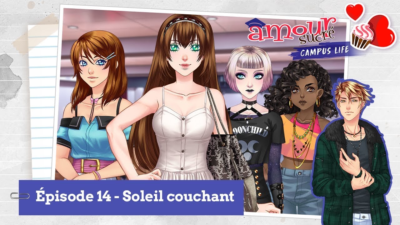 🎓 「Amour Sucré : Campus Life」 Épisode 14 : Soleil couchant [Nathaniel]