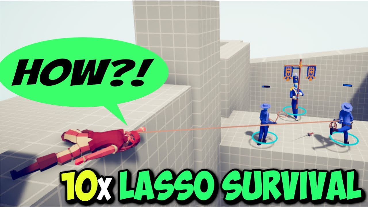 10x LASSO RIDER vs EVERY FACTION - Totally Accurate Battle Simulator TABS