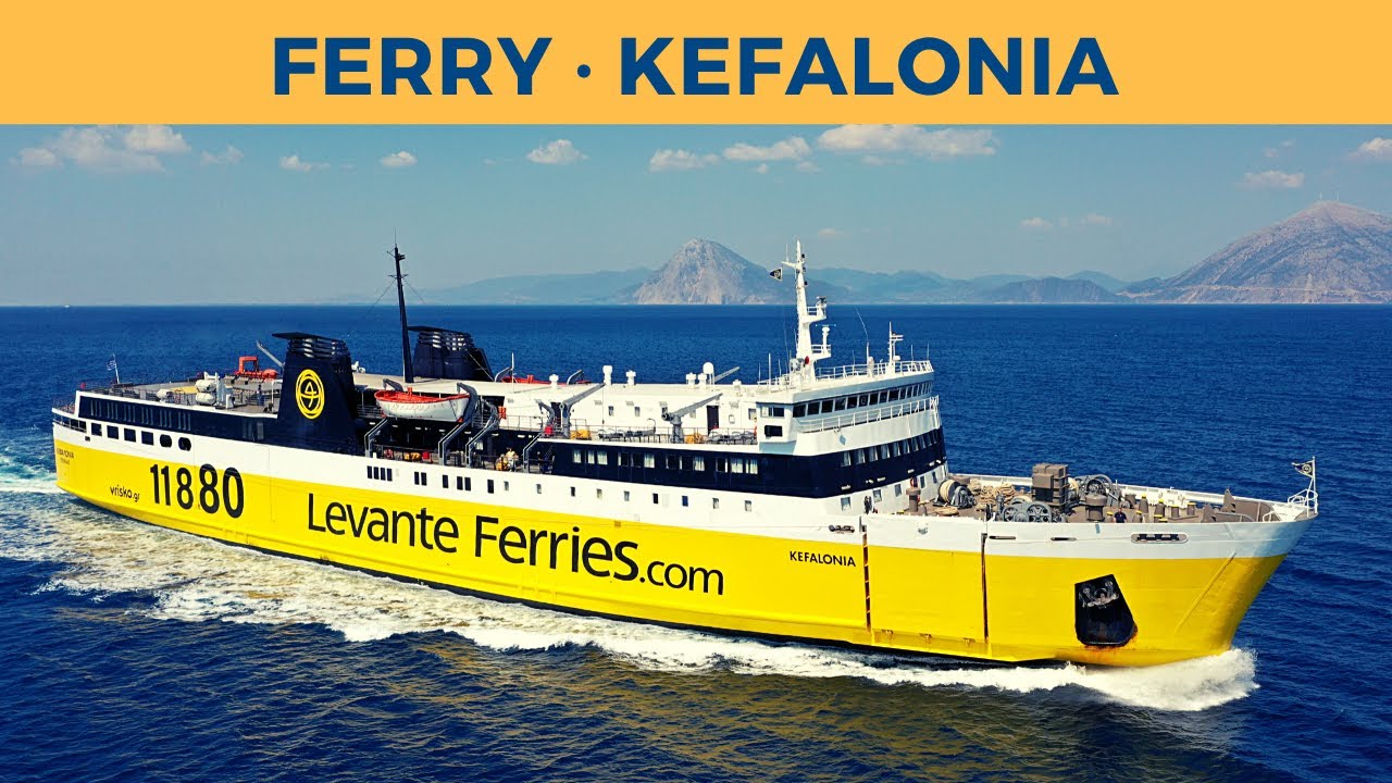 Arrival of ferry KEFALONIA, Patra (Levante Ferries)
