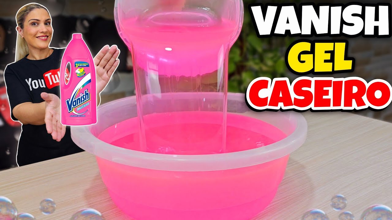 🤑COMO FAÇO VANISH GEL CASEIRO EXTRAORDINÁRIO NO PERFUME E NA LIMPEZA 🥰👚👔