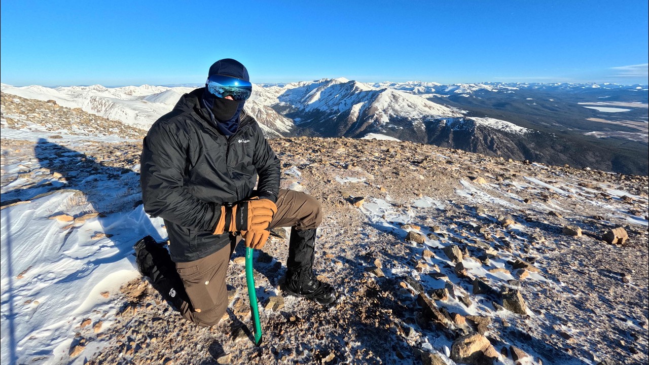 Conquering Mt Elbert