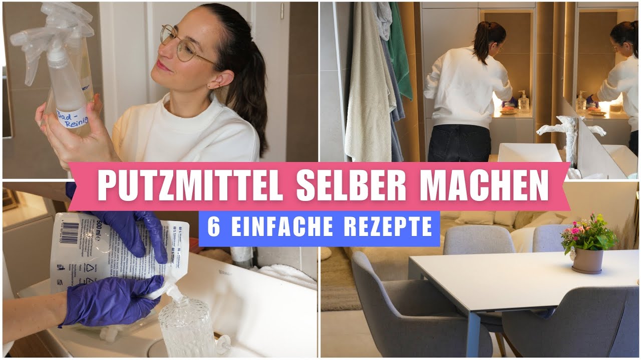Ganzes Haus mit DIY Putzmitteln sauber bekommen? 😱