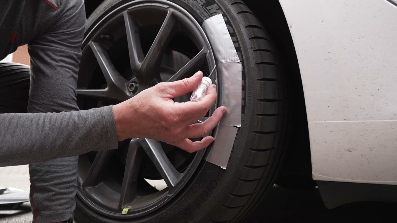Tesla Model 3 Curbed Wheel Quick Repair- 10 Minutes - Just Need A Cheap Dremel Type Tool.