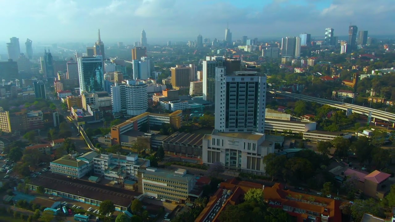 Nairobi from UON drone view