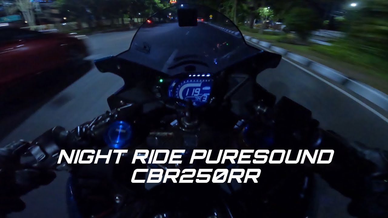 SOLO NIGHT RIDE CBR250RR PURESOUND | Surabaya MOTOVLOG INDONESIA