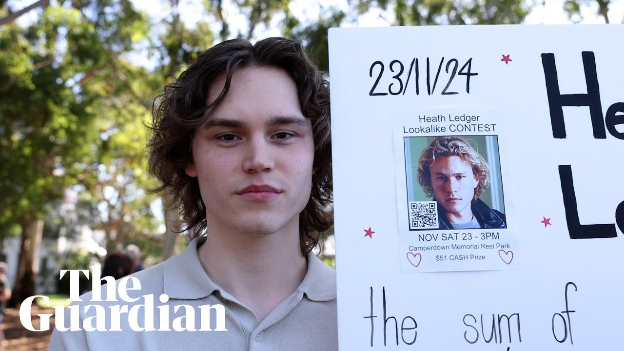 Celebrity lookalike phenomenon reaches Australia with Heath Ledger contest