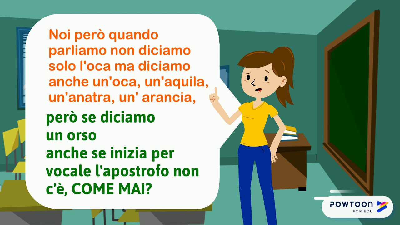 Approfondimento Apostrofo