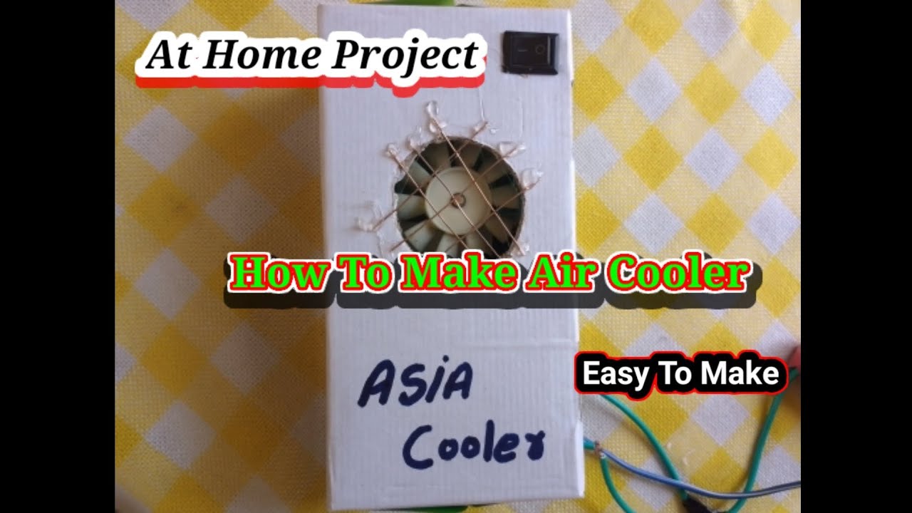 How to Make Cooler Fan | Air Cooler kaisa bnaien.