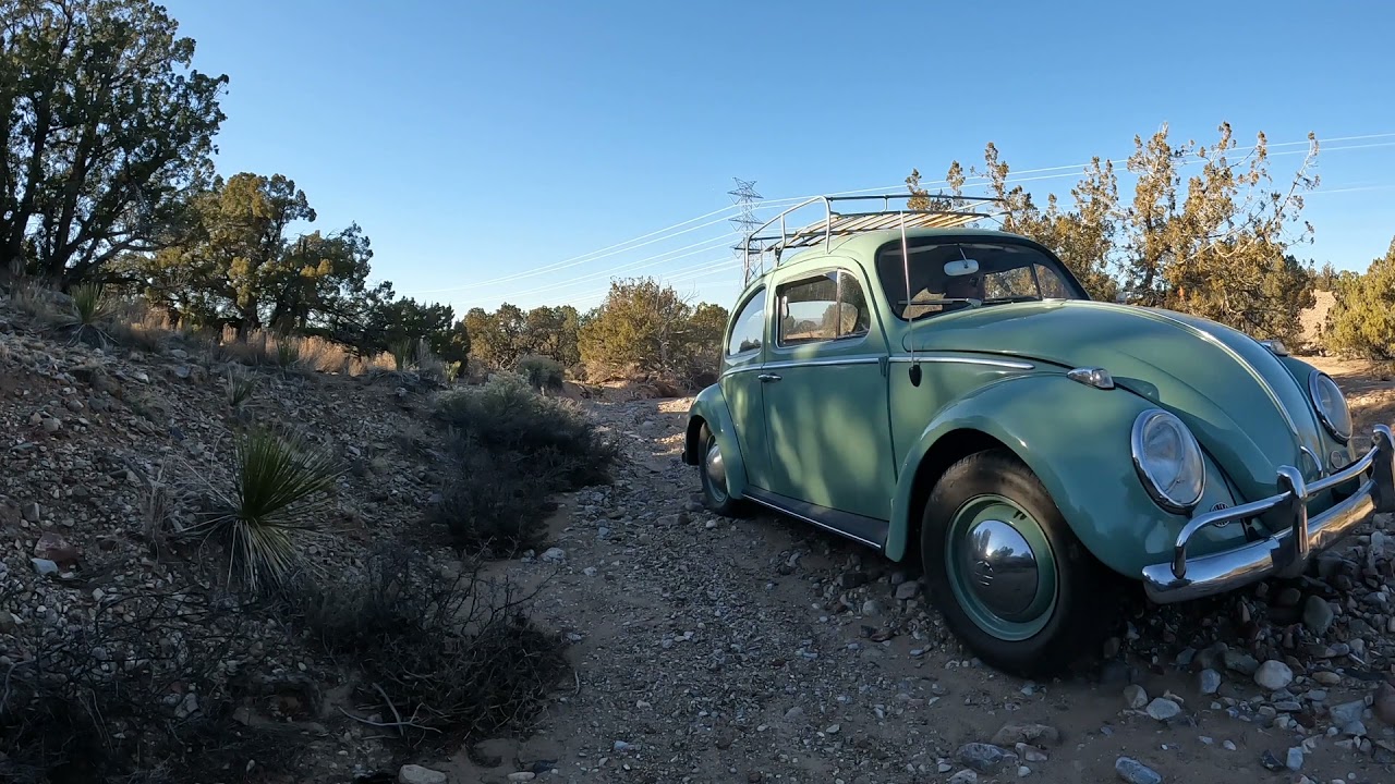 The challenging and exquisite Placitas loop in a stock '62 VW bug