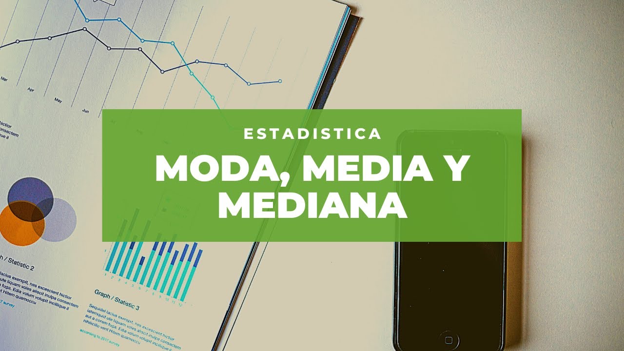 Como calcular la Moda, Media y la Mediana / Estadística.