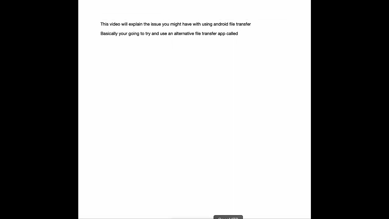 Fix Any Android Device to Macbook file transfer (oculus quest 2 fix)- Dec-2022-read description