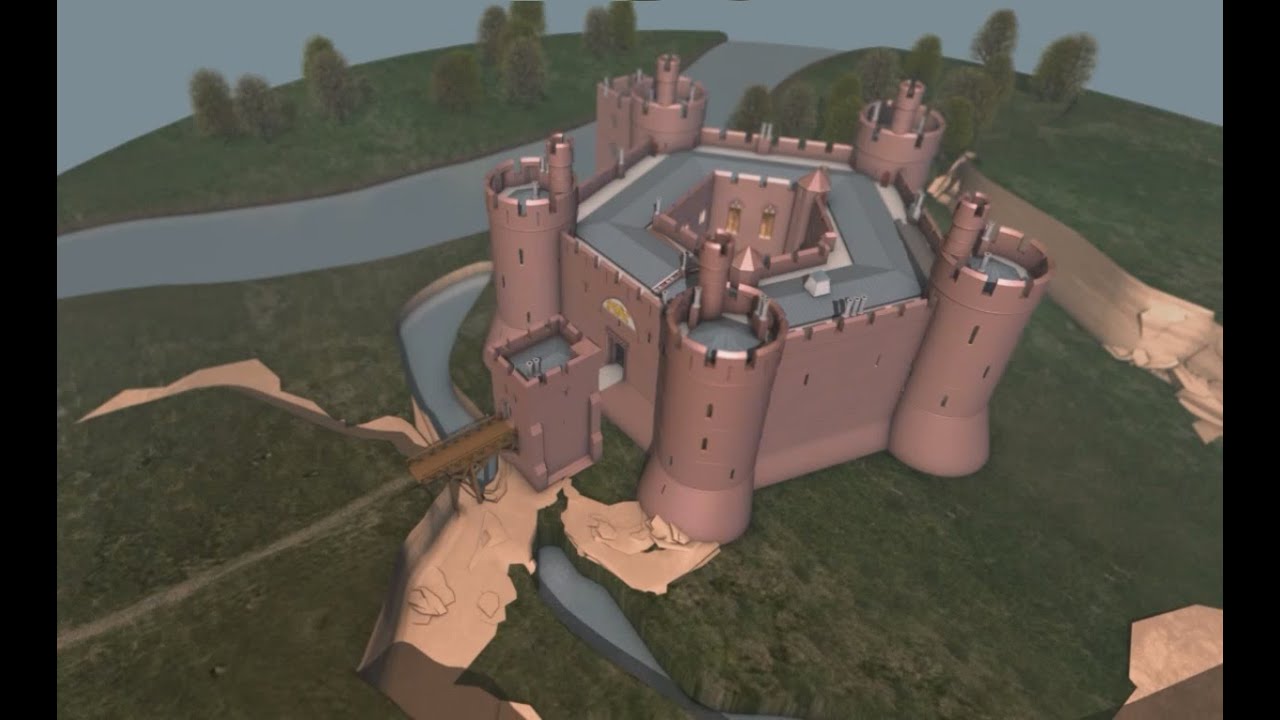 3D model of Holt Castle