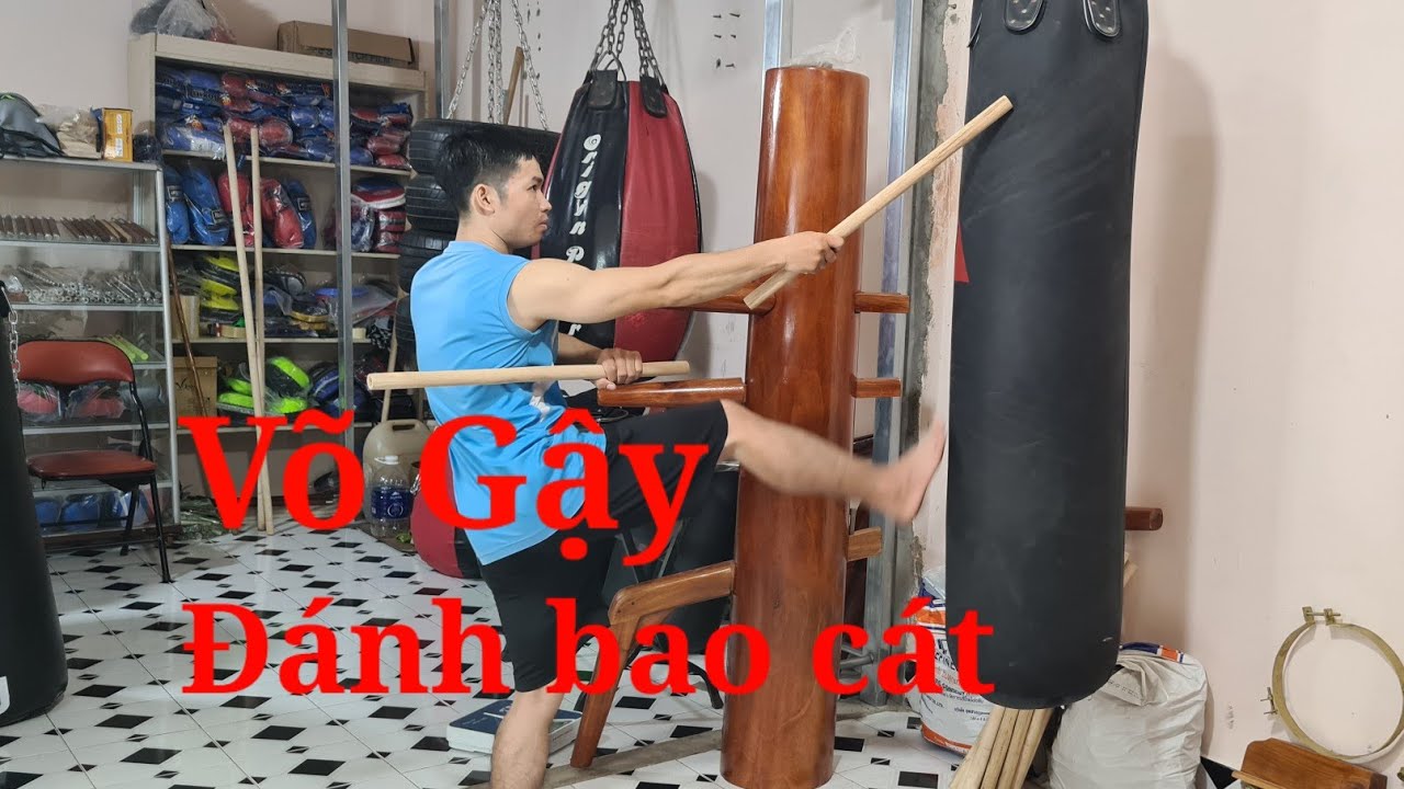 Bài 5; Làm sao để đánh bao cát bằng đoản côn võ gậy|arnis_dạy võ gậy