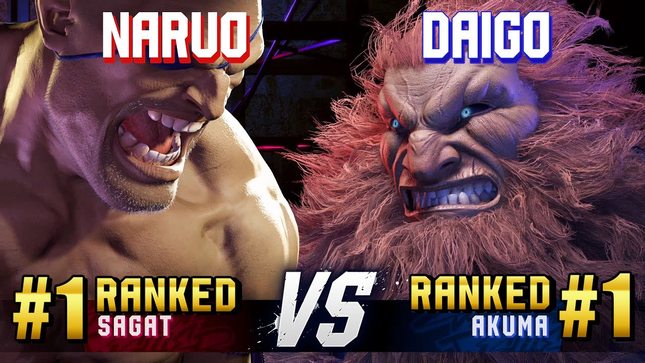 SF6 ▰ NARUO (#1 Ranked Sagat) vs DAIGO (#1 Ranked Akuma) ▰ High Level Gameplay